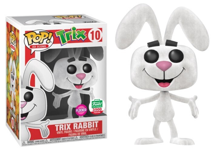 Ad Icon General Mills Flocked Trix Rabbit Exclusive Vinyl Figure