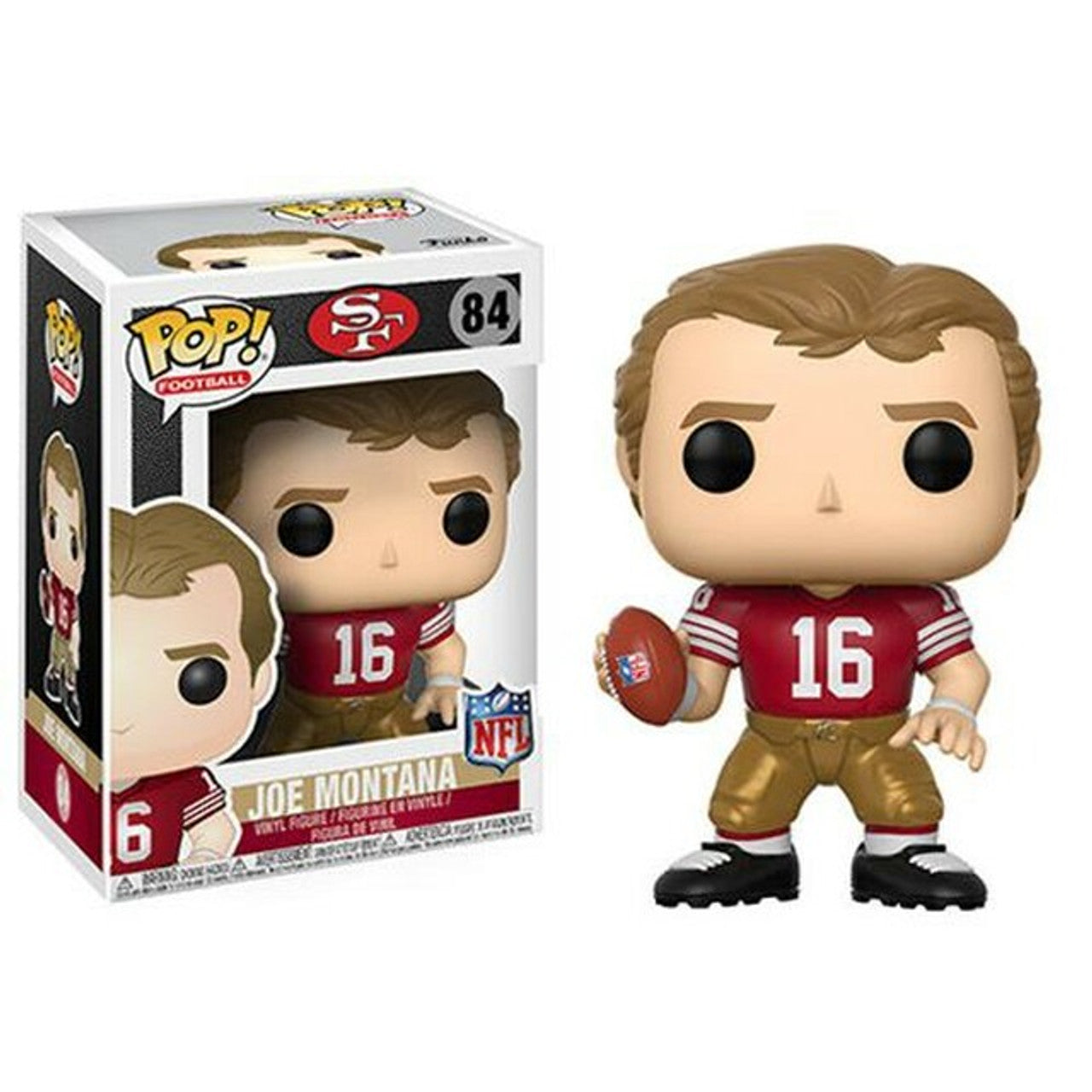 NFL San Francisco 49ners Joe Montana Vinyl Figure
