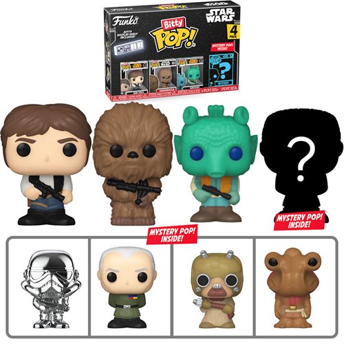 Star Wars Han Solo Bitty Pop! Mini-Figure 4-Pack