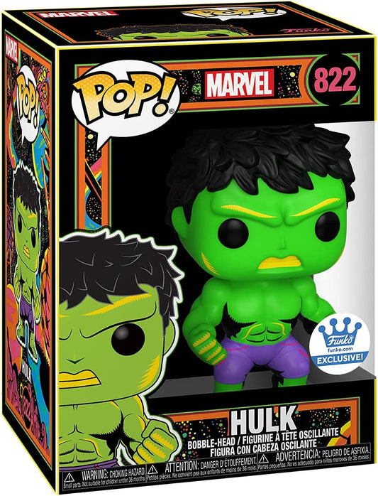 Marvel Avengers: Hulk Black Light Funko Pop! Funko Shop Exclusive