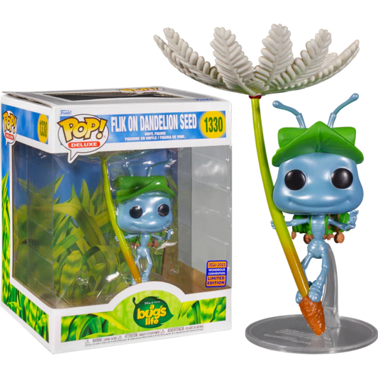 A Bug's Life Flik on Dandileon Wondercon Exclusive Shared Sticker Funko Pop #1130
