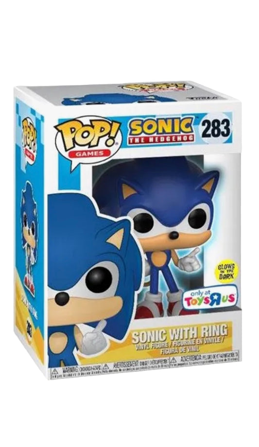 Sonic the Hedgehog: Sonic with Ring Glow in the Dark Toys R Us Exclusive Funko Pop!