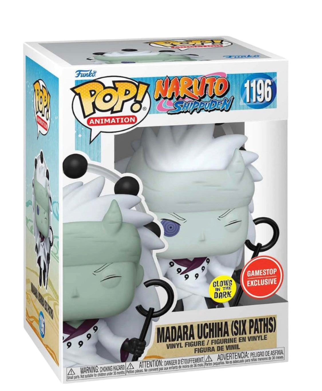 Naruto Shippuden Madara Six Paths Glow in The Dark Exclusive