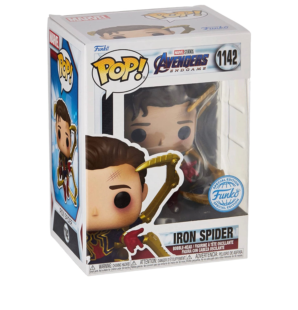 Spider-Man Upper Deck Unmasked Iron Spider Exclusive