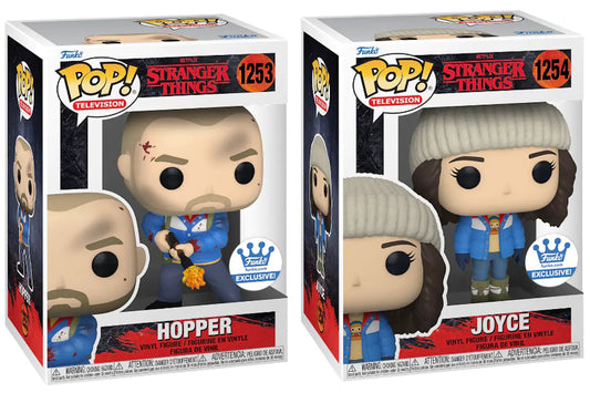 Stranger Things Season 4 Joyce & Hopper Funko Shop Exclusive 2-Pack