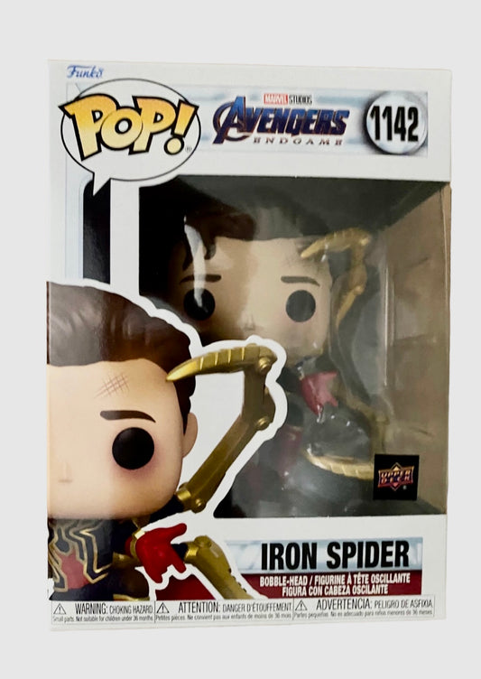 Spider-Man Upper Deck Unmasked Iron Spider Exclusive