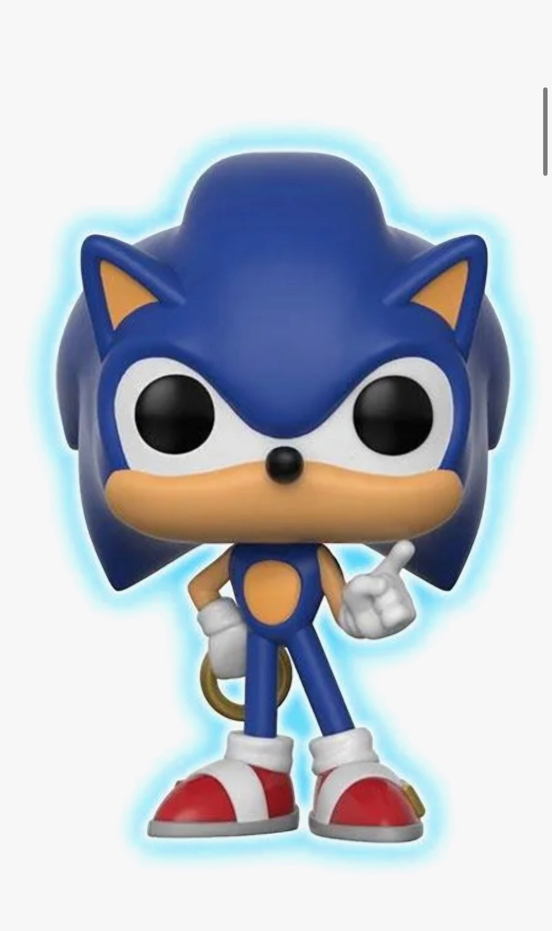 Sonic the Hedgehog: Sonic with Ring Glow in the Dark Toys R Us Exclusive Funko Pop!