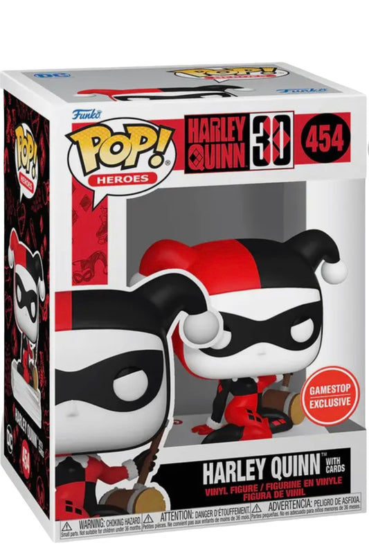 DC Comics Harley Quinn 30th Anniversary Harley Quinn with Cards Exclusive Funko Pop!