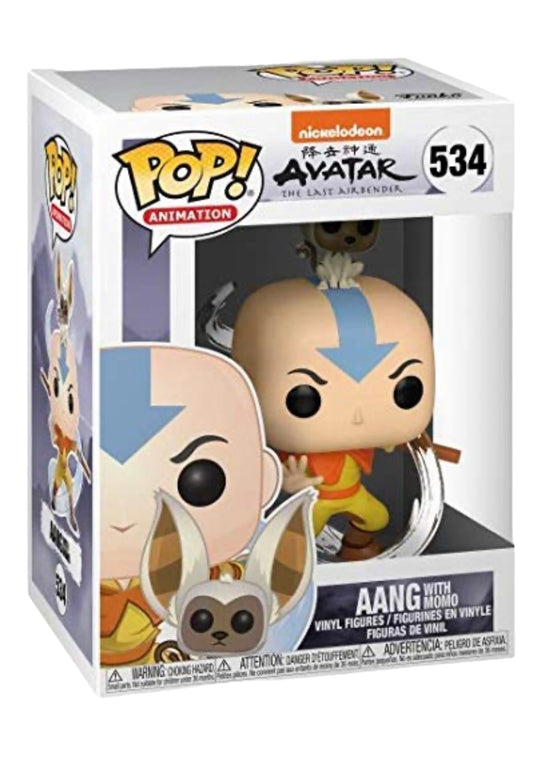 Avatar Aang with Momo Funko Pop!