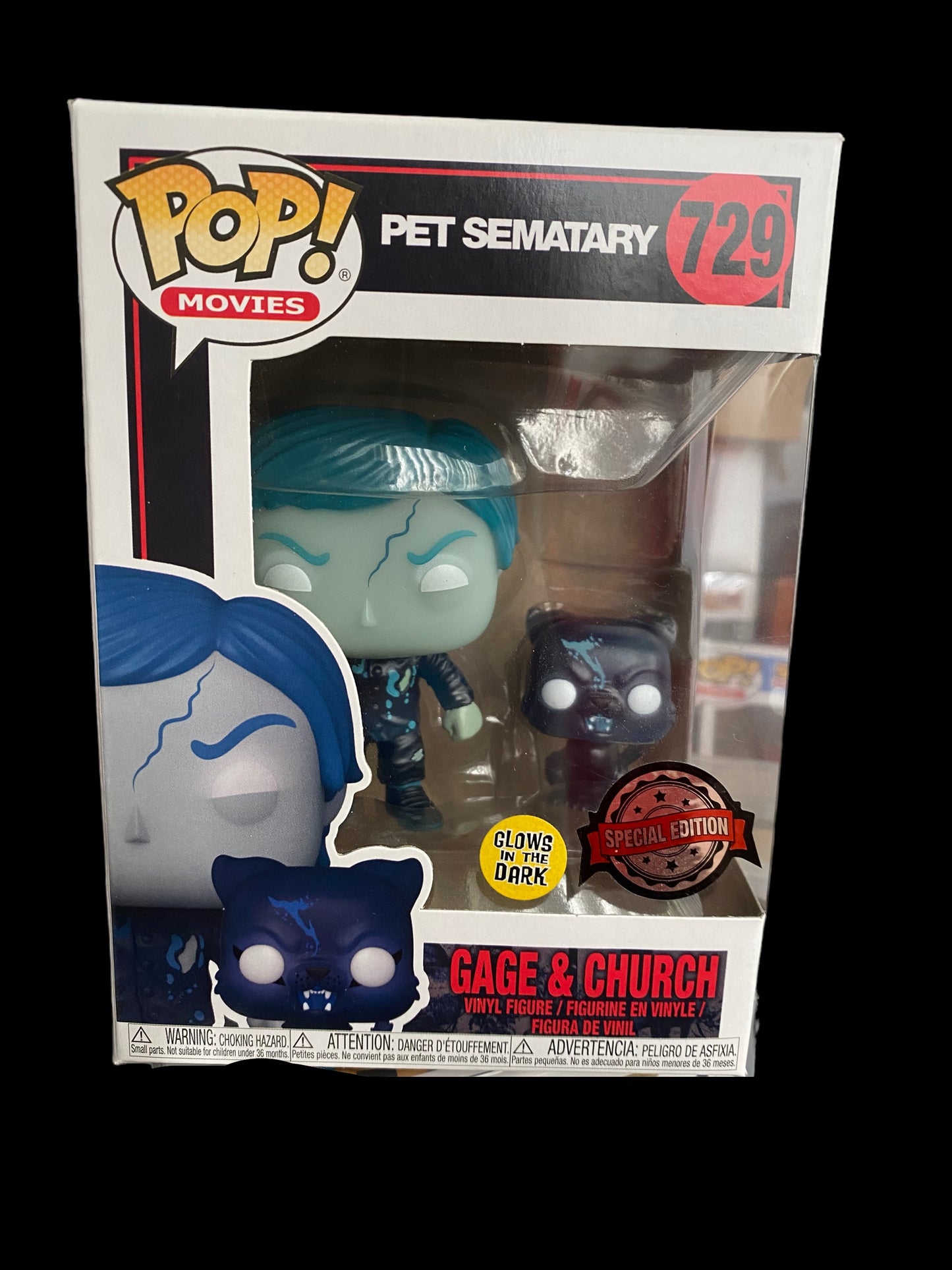 Stephen King's Pet Sematary Gage and Church Funko Pop!