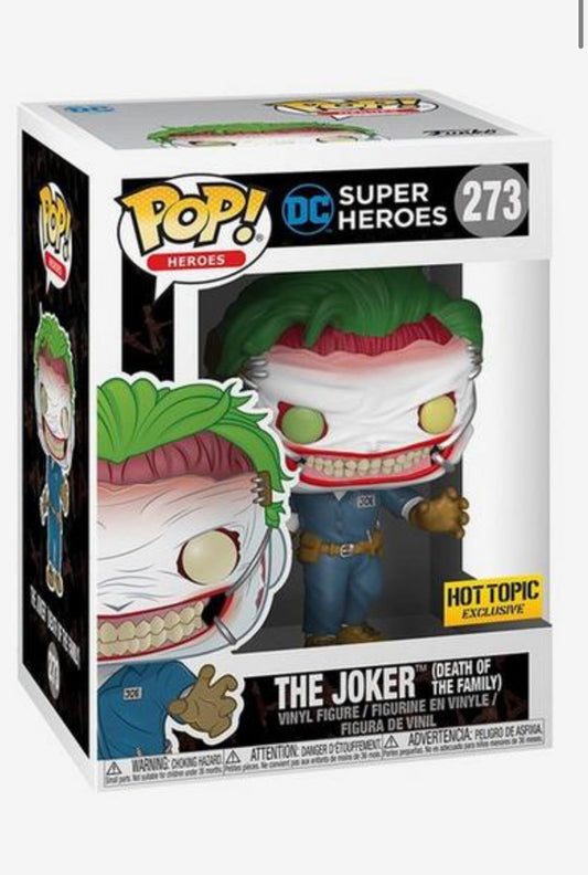 DC Super Heroes Pop! Heroes The Joker (Death Of The Family) Exclusive Funko Pop!