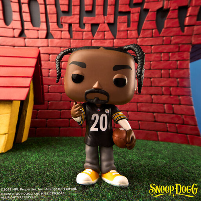 Funko Pop! Snoop Dogg in Black Steelers Jersey #304 Tha Dogg House Exclusive Vaulted