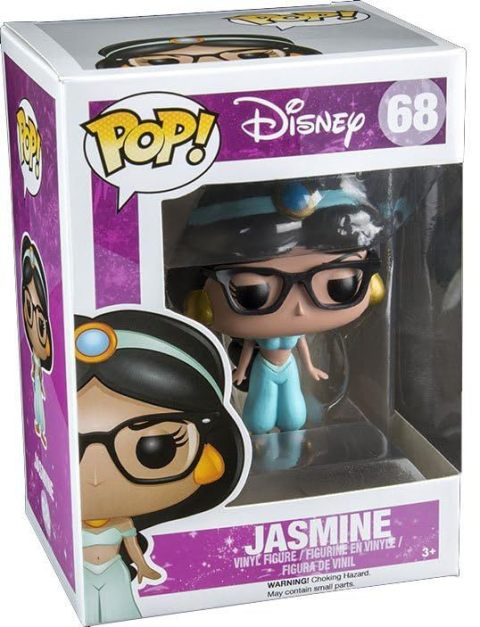 Disney Princess Hipster Jasmine with Glasses Exclusive Funko Pop!