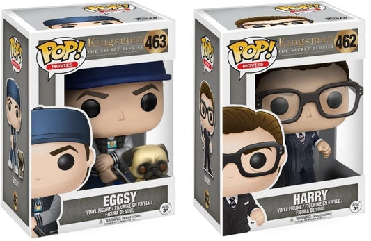 Kingsman The Secret Harry and Eggsy Funko Pop Set