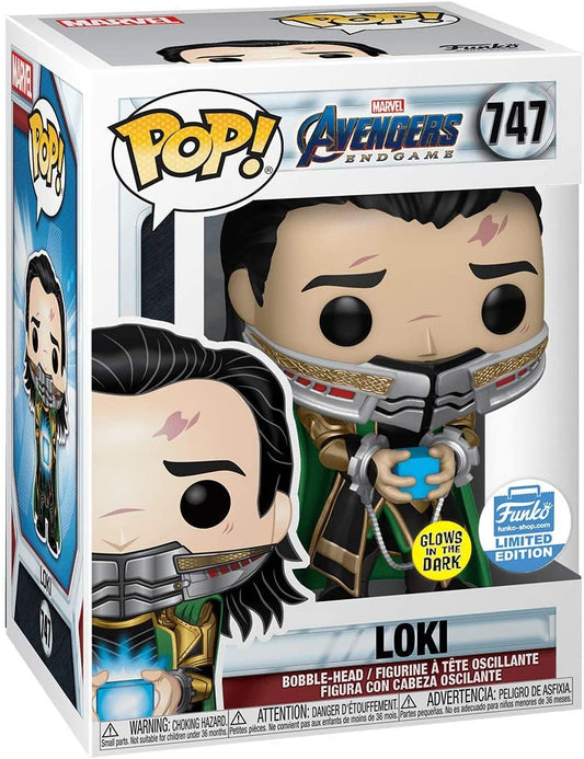 Avengers Endgame - Loki with Glow-in-The-Dark Funko Shop Exclusive Vinyl Figure