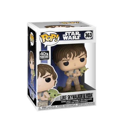 Star Wars: Empire Strikes Back Training Luke with Yoda Vinyl Figure