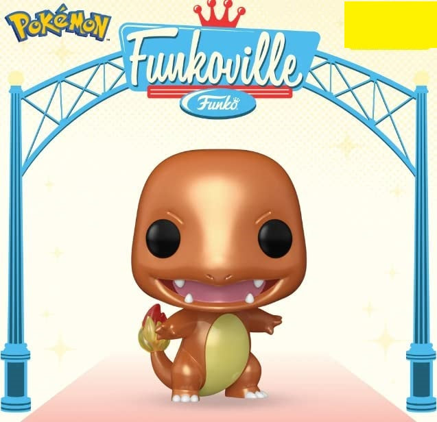 Pokemon Metallic Charmander Funko Exclusive Shared Sticker
