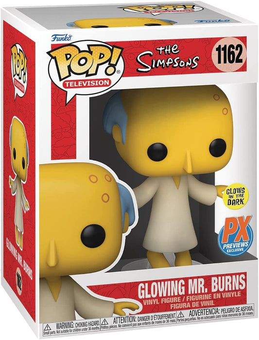 The Simpsons: Glowing Mr. Burns (PX Previews Exclusive) Funko Pop! Vinyl Figure