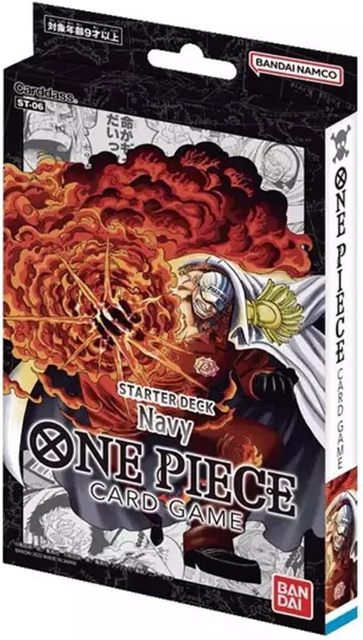 One Piece Card Game Starter Deck Navy Absolute Justice ST-06