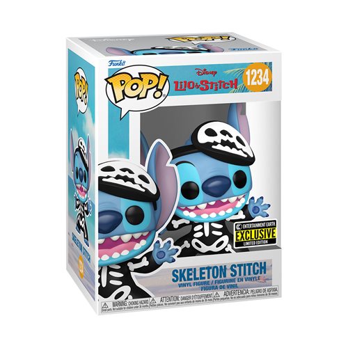 Lilo & Stitch Skeleton Stitch Vinyl Figure - EE Exclusive