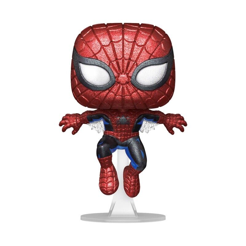 Marvel Spider-Man 80th Spider-Man Diamond Exclusive Funko Pop!