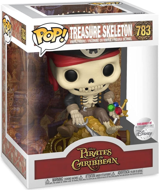 Disney Pirates of the Caribbean Treasure Skeleton Exclusive 6" Funko Pop!