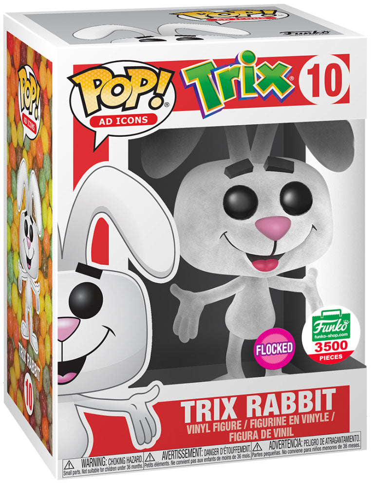 Ad Icon General Mills Flocked Trix Rabbit Exclusive Vinyl Figure
