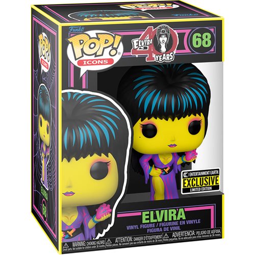 Elvira Blacklight Vinyl Figure EE Exclusive