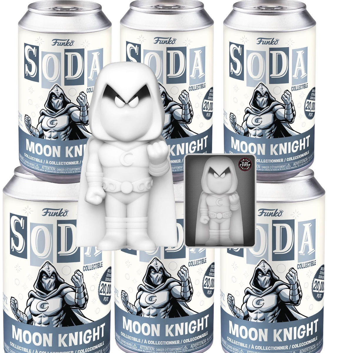 Funko Vinyl Soda Marvel Moon Knight Previews Exclusive set of 6