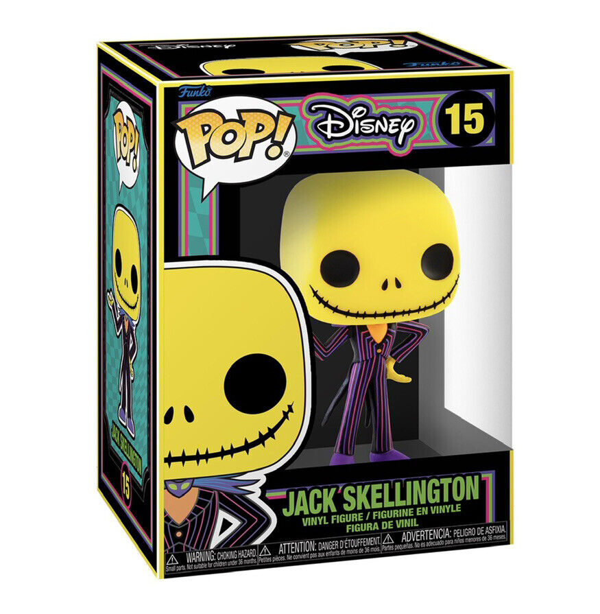 Funko Pop! Disney The Nightmare Before Christmas Jack Skellington Blacklight Vinyl Figure