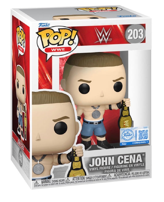 Funko Pop! WWE – John Cena #203 Timing Belt Vinyl Figure (Funko Exclusive)
