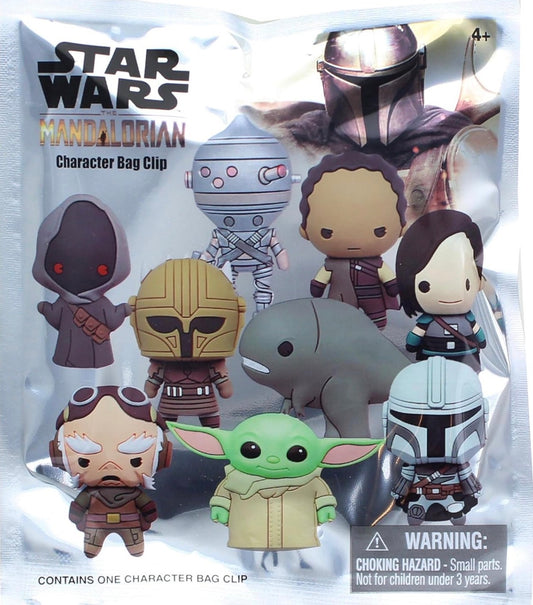 The Mandalorian Series 1 3D Foam Bag Charm Clip in Blind Bag