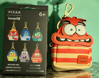 Anxiety Inside Out Cosplay Mystery Mini Backpack Keychain Charm 1 Box