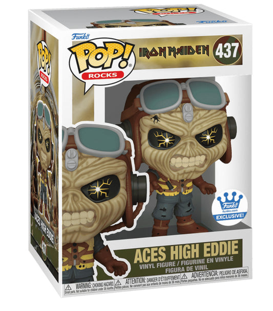 Aces High Eddie Funko Pop! Iron Maiden Exclusive Vinyl Figure