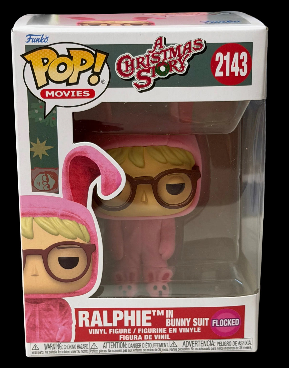 Funko Pop! Ralphie in Bunny Suit #2143 Flocked A Christmas Story Vinyl Figure