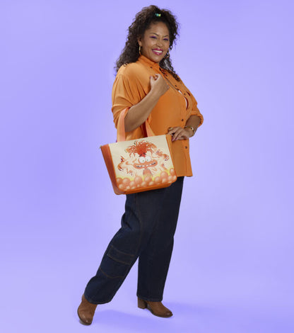 Inside Out 2 Anxiety Tote Bag with Coin Bag