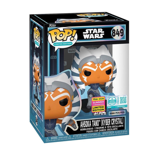 Funko Pop! Ahsoka Tano #849 Kyber Crystal Convention Excl.