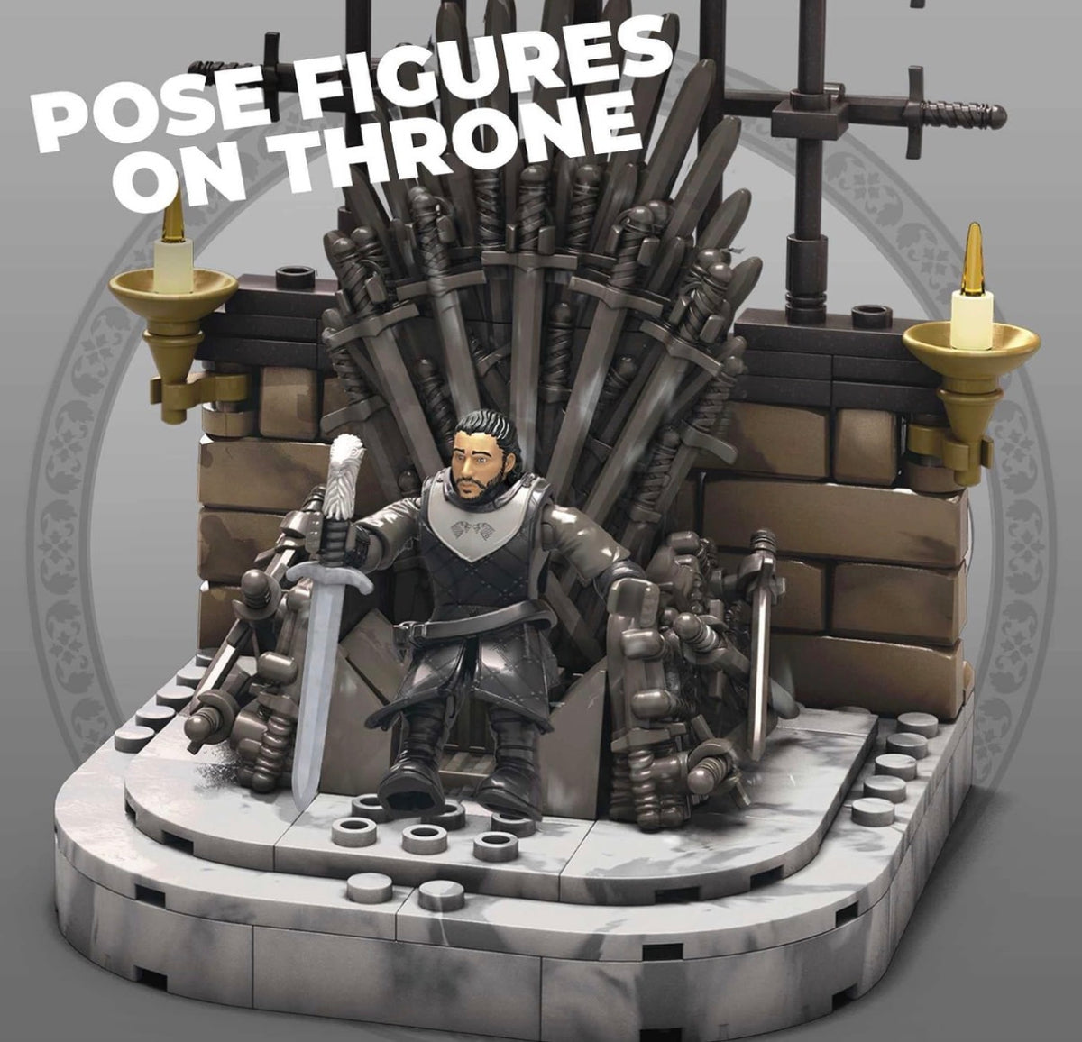 Mega Construx Game of Thrones The Iron Throne Building Set
