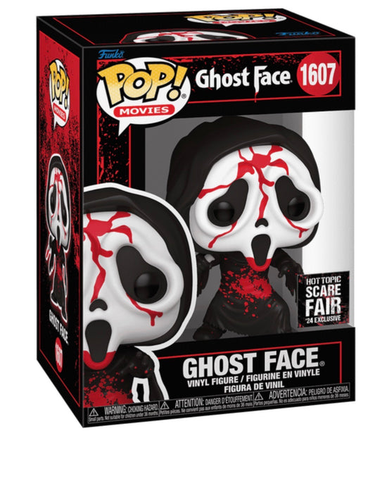 Funko Pop! Ghost Face #1607 Bloody Hot Topic Scare Fair '24 Exclusive