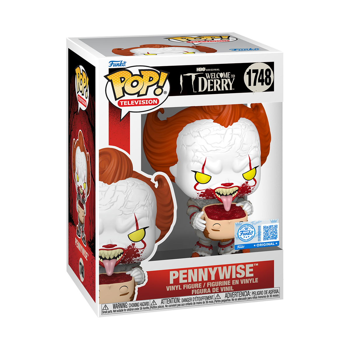 Funko Pop! Pennywise #1748 IT Welcome to Derry Funko Exclusive