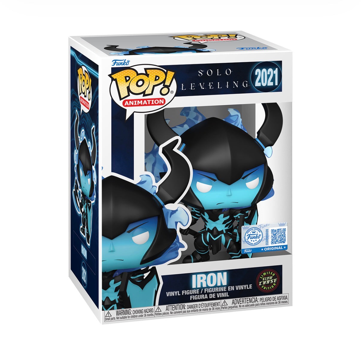 Funko Pop! Animation Solo Leveling Iron Chase Funko and Common Bundle #2021 Amazon Exclusive
