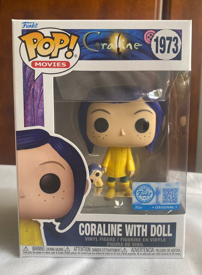 Funko Pop! Movies Coraline Coraline with doll Exclusive Vinyl Figure