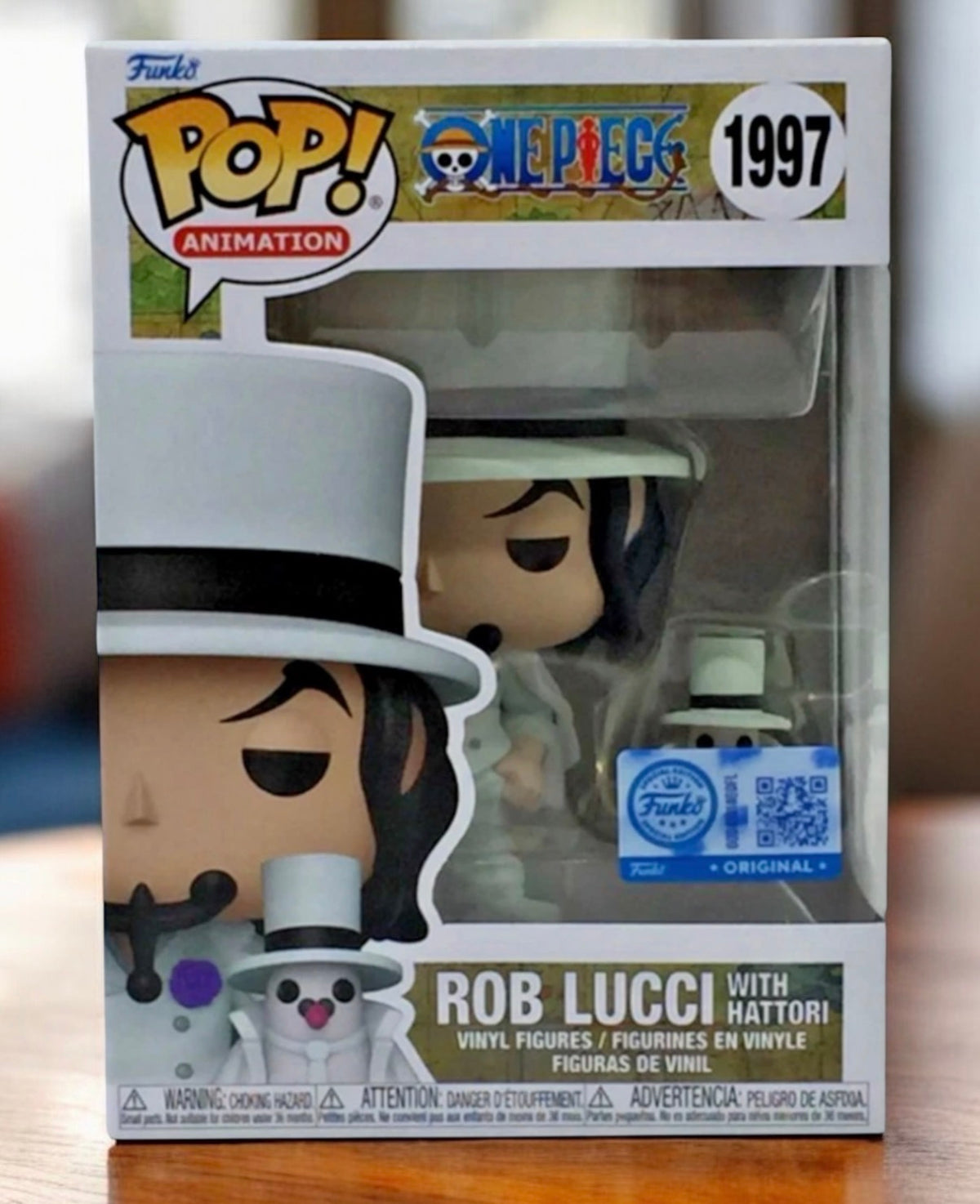 Funko Pop! Rob Lucci with Hattori #1997 One Piece Funko Exclusive