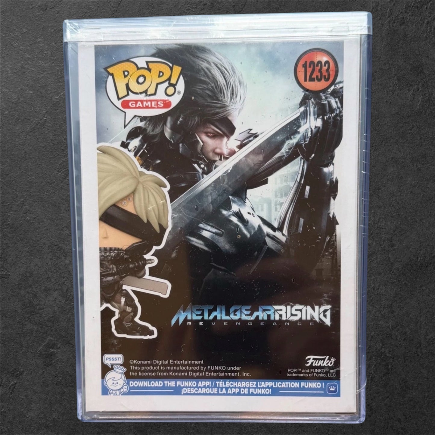 Funko Pop! Games: Metal Gear Rising Revengeance – Raiden #1233 (Limited Edition Legendary Exclusive 1200 pcs)