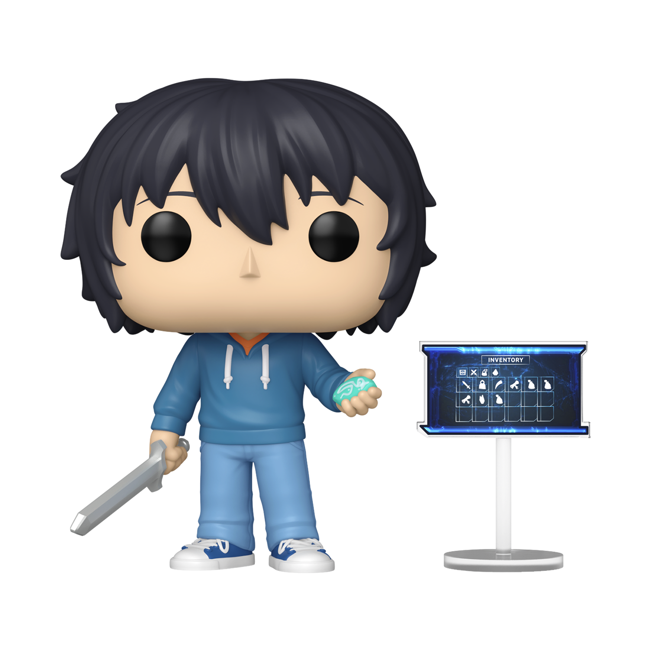 Solo Leveling Sung Jinwoo (E-Rank) with Inventory Anime Expo Shared Exclusive Vinyl Figure