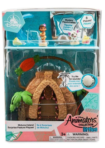 Disney Animators' Collection Littles – Moana Motunui Island Surprise Feature Playset