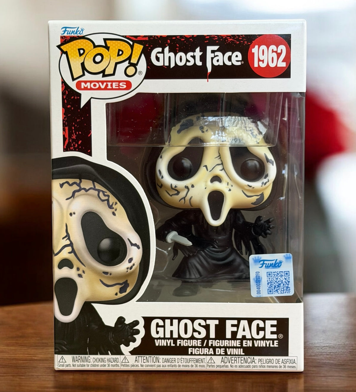 Funko Pop! Ghost Face #1962 Scream Exclusive Distressed