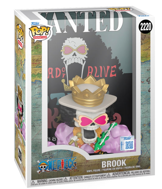 Funko Pop! Animation: One Piece Brook #2220 Wanted Poster (Funko Exclusive)