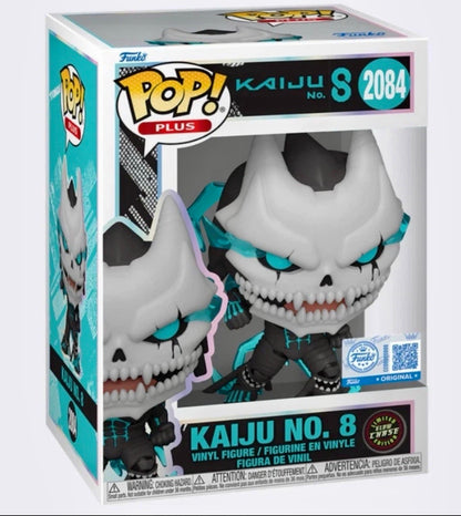 Funko Pop Plus Kaiju No. 8 #2084 Bundle Common + Limited Glow Chase