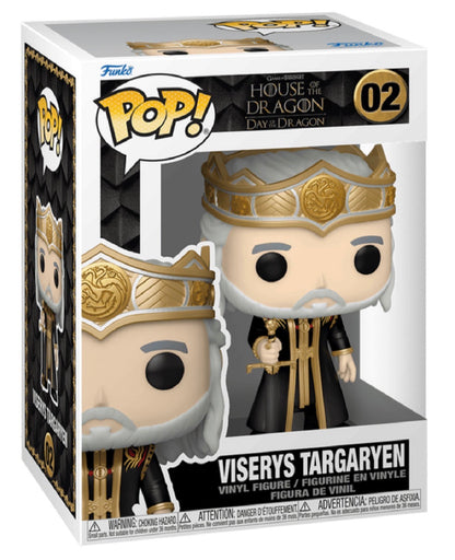 Funko Pop! House of the Dragon Viserys Targaryen #02 Vinyl Figure